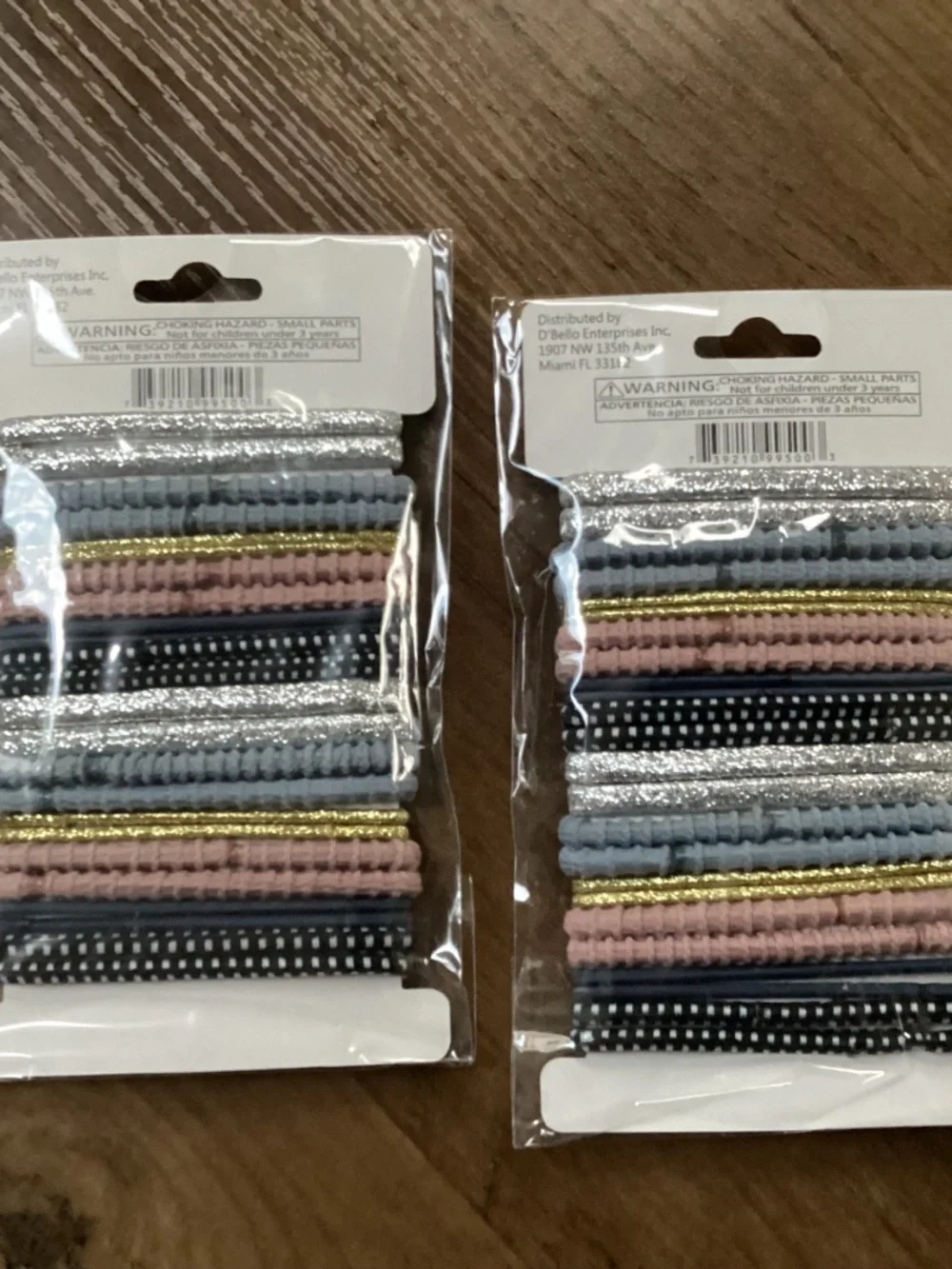 D'Bello hair tie bundle New 2 packs of 24 pieces each
